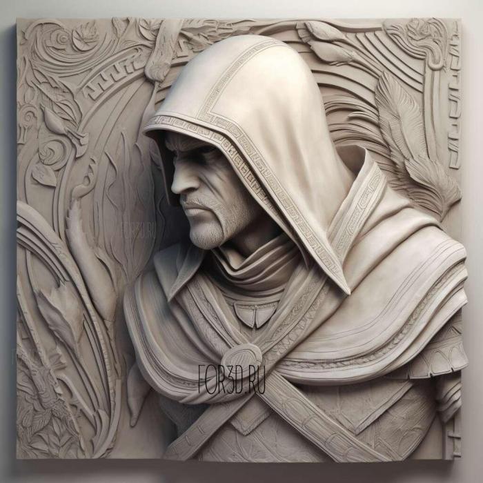 Ezio Auditore da Firenze 3 stl model for CNC